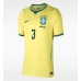 Brasile Gabriel Magalhaes #3 Prima Maglia Femmina Mondiali 2026 Manica Corta